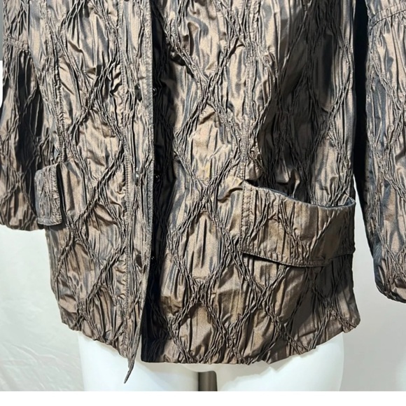 Carlisle Women's Brown Quilted Jacket Size 6 - Picture 4 of 6